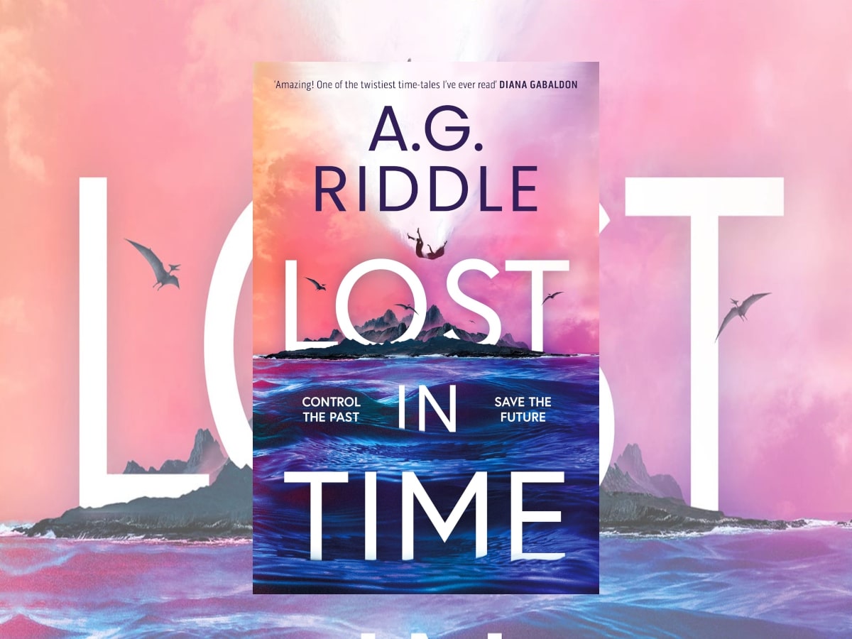 Book front cover for AG Riddle's Lost in Time